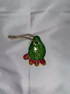 PALA FICO D'INDIA IN CRAMICA-FATTE A MANO-DA APPENDERE-6CM - Imagen 1 de 2