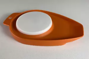 Vintage Tupperware Chop N Pour Orange Schneidebrett 1432-2 - Bild 1 von 8