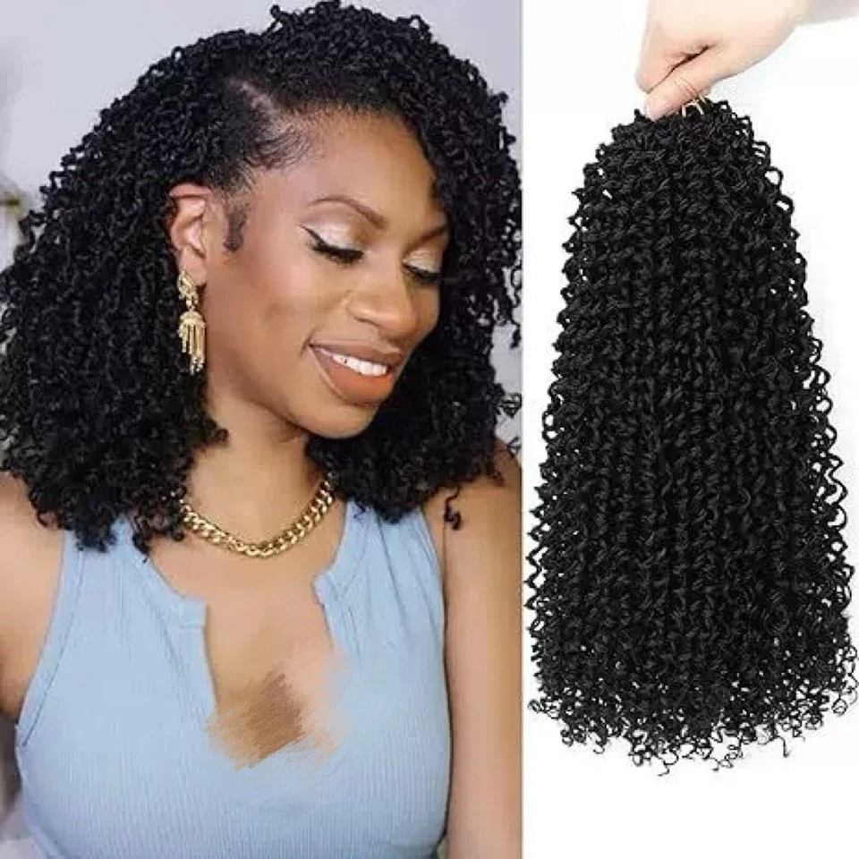 Head cover-type black roll wig products - Image 1 of 1