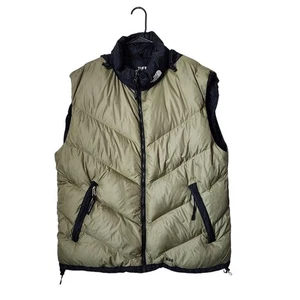 THE NORTH FACE Y2K 600 Daunen Puffer Weste Olivgrün Schwarz Gorpcore XXL - Bild 1 von 9