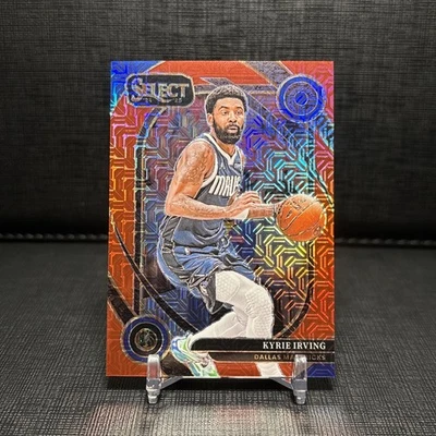2024-25 Kyrie Irving Select Prizm Courtside Red Mojo/20 Mavericks JERSEY MATCH Foto 1 de 4