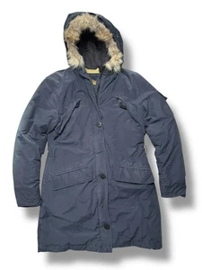 Penfield 70/30 Down Parka Coat Small Navy Hood, Water & Wind Resistant, VGC - Picture 1 of 15