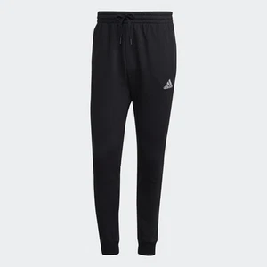 adidas men Essentials Fleece Regular Tapered Pants - Picture 1 of 8
