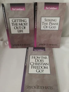 CORINTHIANS EXEGETICAL COMMENTARY on 1 Corinthians Spiros Zodhiates 3 Books - Picture 1 of 10