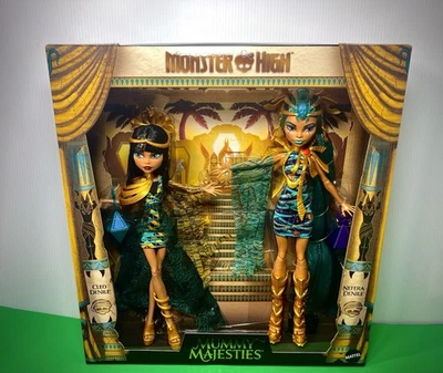 MATTEL 2025 Monster High Skullector - Mummy Majesties- CLEO DE NILE & NEFERA DE NILE