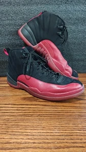 Nike Air Jordan XII 12 2009 retro juego contra la gripe negro rojo blanco criado 130690-065 talla 14 - Imagen 1 de 8