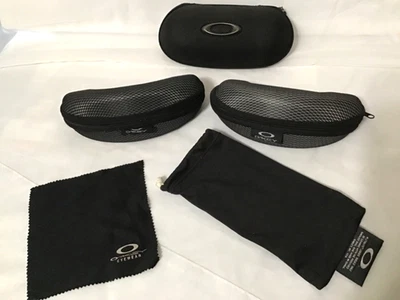 Oakley Gafas de Sol Sin Gafas Estuches Vacíos, Bolsa para el Polvo y Toallita de Tela Foto 1 de 3