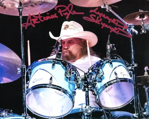 Artimus Pyle Autographed 8x10 Photo Cover