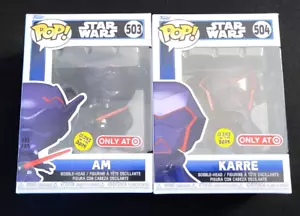 Star Wars Visions Am #503 & Karre #504 Glow in The Dark Exclusive Funko POP! - Bild 1 von 11