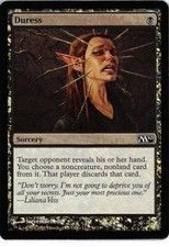 Duress *FOIL Common* Magic MtG x1 M10 SP