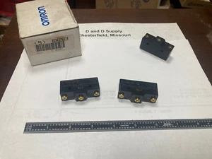 Lot of 2, Omron Z-15G-B7-K Snap Action Switches, Plus 1 Used. - Picture 1 of 5