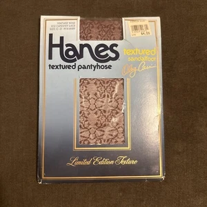 VTG Hanes Textured Pantyhose Size C-D 912 Vintage Wine By Oleg Cassini NEW ‘85 - Picture 1 of 3