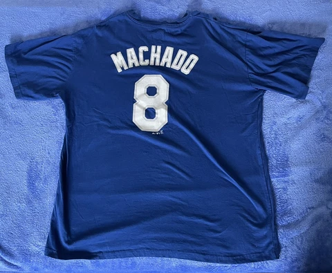 Los Angeles Dodgers Shirt 8 Manny Machado XXL Tall Mens Cover