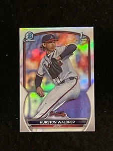 2023 BOWMAN DRAFT HURSTON WALDREP 1ST REFRACTOR #BDC-114 ATLANTA BRAVES - Picture 1 of 2