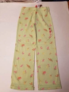 NWT Girls 8 Gymboree WILDFLOWER FIELDS floral knit pants 2005 vtg green spring - Picture 1 of 3