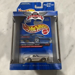1/64 HOT WHEELS 1999 Final Run Stutz Blackhawk Real Rider Mint In Pack Beautiful - Picture 1 of 2