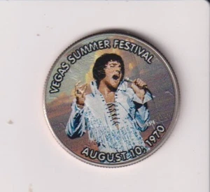 ELVIS PRESLEY COIN COLLECTION VEGAS SUMMER FESTIVAL - Picture 1 of 1