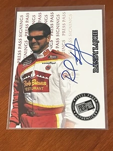 Randy Lajoie Autografiado (#'d/750) 1999 Press Pass Firms (Nuevo) - Imagen 1 de 3