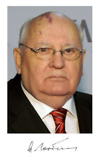 Michaił Gorbaczow autograf Rosja autograf Михаил Горбачёв Gorbaczow