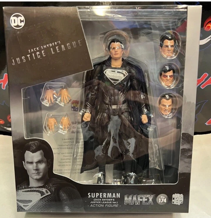 FIGURA DE ACCIÓN MEDICOM MAFEX NO 174 DC COMICS LIGA DE LA JUSTICIA SUPERMAN 6" 1/12 Foto 1 de 4