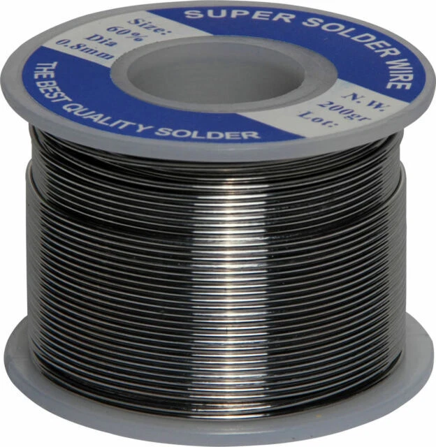 Bourne T1110 60/40 Leaded Resin Core Solder - 1mm, 200gm
