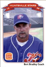 1998 Huntsville Stars Team Issue #7 Bert Bradley BYU Brigham Young University 