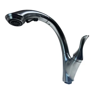 Delta 4153-AR-DST 1-Handle Pull-Out Kitchen Sink Faucet Arctic Stainless - Picture 1 of 5