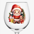 Cute Santa With gifts-Vinyl Sticker Decal - Christmas-Window/Mug/Cups/Ipads-405