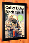 Call of Duty Black Ops III 3 PS3 PS4 Xbox One seltene kleine Poster Werbeseite gerahmt
