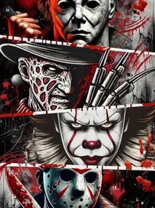 Halloween Diamond Art Kits for Adults - Horror 5D Diamond Painting for Adults... - Picture 1 of 7