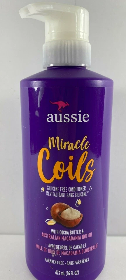 New Aussie Miracle Coils Conditioner Cocoa Butter Silicon/Paraben Free 16 fl oz - Image 1 of 1