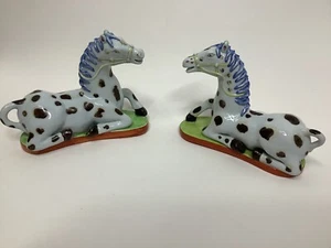 Colección Nelson Rockefeller Mottahedeh China Exportación Porcelana Caballos China - Imagen 1 de 10