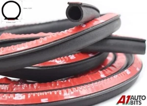 Große D-Form Tür Fenster Gummi Dichtleiste Wetterleiste für Auto PKW LKW Van - Bild 1 von 7