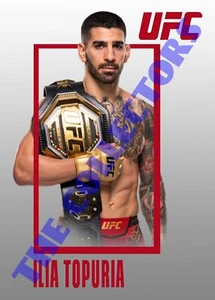 UF007 ILIA TOPURIA, UFC. COLECTION CARD. NO PANINI/ NO TOPPS - Imagen 1 de 2