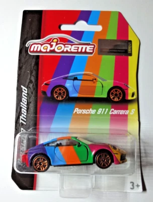 Majorette Porsche Thailand - 911 Carrera S - Tipo 992 - Arcobaleno Colore - Immagine 1 di 2
