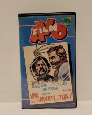 VIVA LA MUERTE TUA-TESSARI-FRANCO NERO, ELI WALLACH-ITALIAN WESTERN VHS VTG RARE Foto 1 de 3