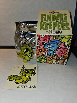 Kid Robot Finders Keepers series Kitty Pillar Figure By Joe Ledbetter 2/20 New - Image 1 of 4