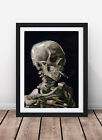 Van Gogh Skull Of A Skeleton Framed Print Wall Art Picture A1 A2 A3 Size