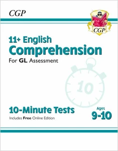 11+ Plus Year 5 GL English Comprehension 10-Minute Test wit Answer Ages 9-10 CGP - Picture 1 of 7