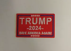 Parche bordado de hierro Trump 2024 - rojo - Imagen 1 de 3