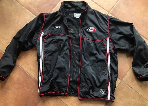 Carolina Hurricanes NHL jacket by REEBOK CCM, Adult Large, ice hockey NC Cover