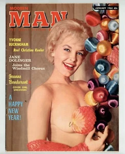 Modern Man 1964 Jeanne Bondurant, Jane Dolinger 60p Female Pinup Magazine M33060 - Picture 1 of 2