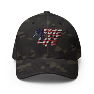 Stogie Life Patriotic Embroidered Structured Twill Cap - Picture 1 of 18