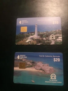 Set of two Bermuda collectable phonecards - Picture 1 of 4
