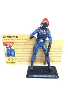 G.I. Joe 25th Anniversary Cobra Pilot 10cm Figur Hasbro Loose 100% Complete - Bild 1 von 1