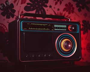 Retro Radio Pop Art 8x10 Druck - Bild 1 von 1