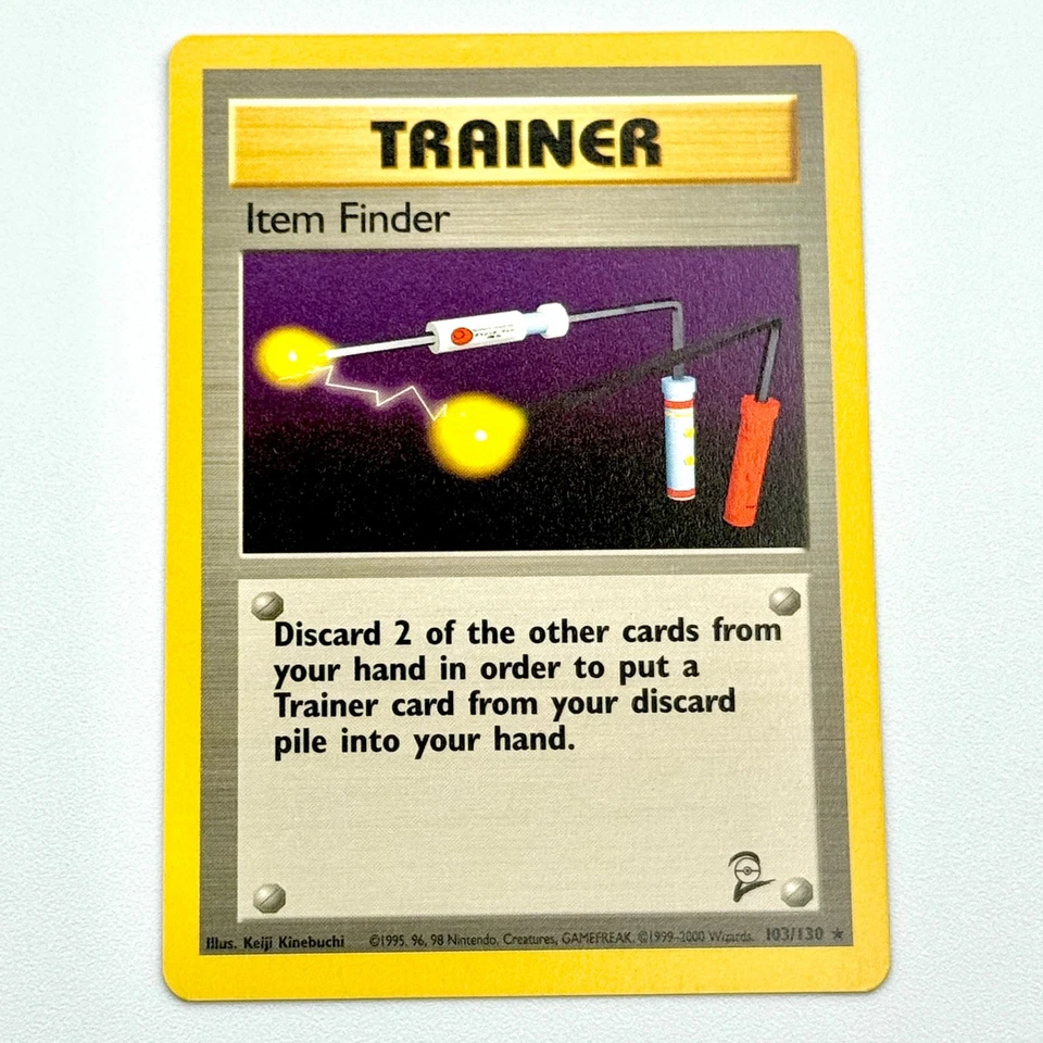 Item Finder 103/130 Near Mint++ Base Set 2 Rare Vintage Pokemon Cards TCG - Image 1 of 2