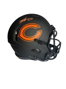 Bears Mike Singletary Signed Riddel Full Size Speed Rep Helmet Beckett Witnessed - Picture 1 of 8