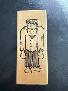 A9 JLR Design Co P120 FRANK Wood Mount Rubber Stamp RARE NOS - Picture 1 of 5