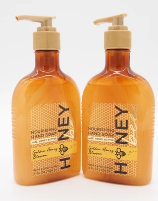 (2) Jabón de Manos Mantequilla Nutritiva Flor de Miel Dorada Bath Body Works Lote de 8 OZ Nuevo Foto 1 de 4